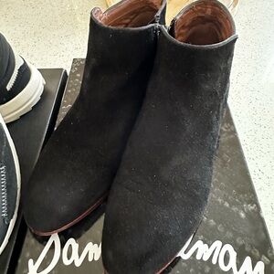 Sam Edelman Black Suede Booties